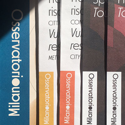 concept and graphic design for the report of Assolombarda
